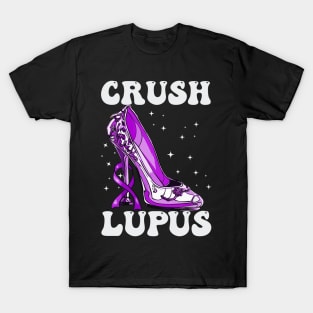 Crush Lupus Warrior Lupus Awareness Month T-Shirt